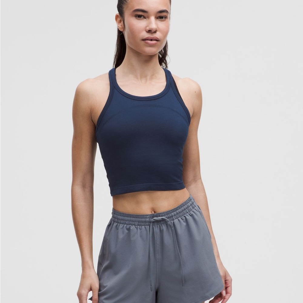 Swiftly Tech Cropped Racerback Tank Top 2.0